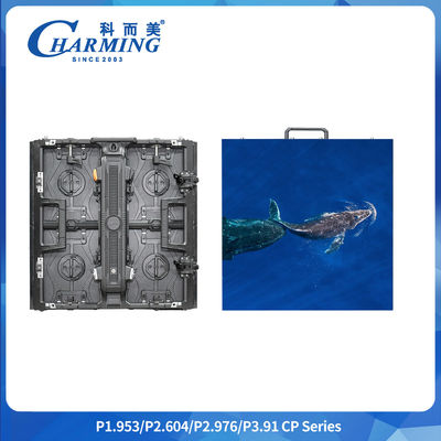 120 درجة زاوية مشاهدة منحنية محمية بروفيل الألومنيوم P3.91 داخلي HD Led Rental LED Display P2.98 داخلية خارجية لوحة المسرح مع 7680 هرتز