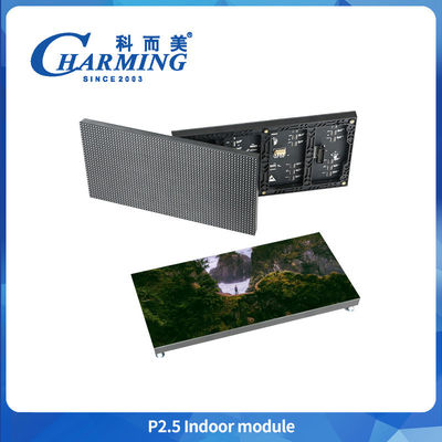 شاشة LED ثابتة مثبتة P2.5 في الداخل شاشة LED ثابتة 320mmx160mm لوحة الجدار الملونة