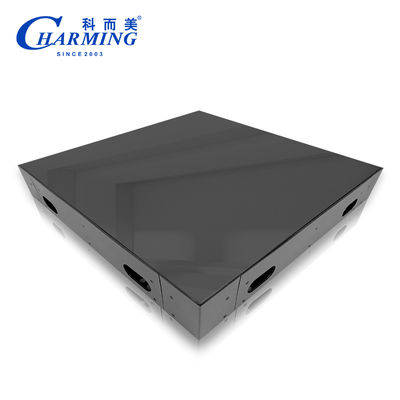 بلاط أرضيات LED مقاوم للماء من الزجاج المقوى عالي التحمل وسطح مانع للانزلاق GOB IP65