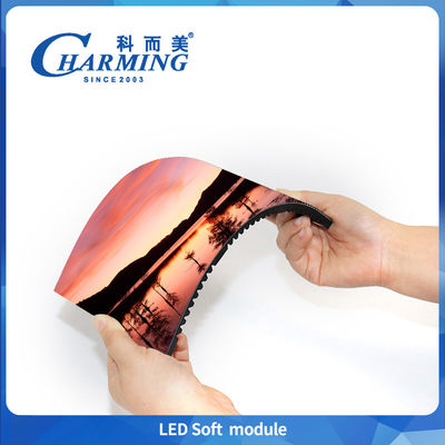 LED Soft Module LED Screen معدل تحديث عالي عرض ضوء مضاد للبيئة قابلة للتخصيص مرنة