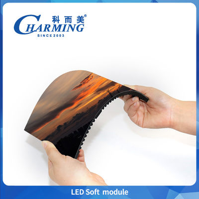 صيانة الأمامية المخصصة مغناطيسية مرنة خفيفة LED وحدة لوحة P1.86 P2 P2.5 HD أسطوانة LED الشاشة للعرض الإبداعي