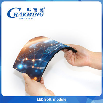 صيانة الأمامية المخصصة مغناطيسية مرنة خفيفة LED وحدة لوحة P1.86 P2 P2.5 HD أسطوانة LED الشاشة للعرض الإبداعي