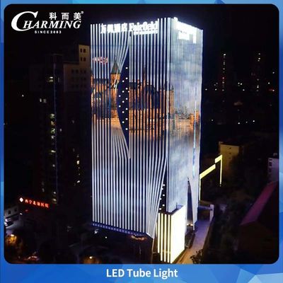 أنبوب ضوء LED للخارج U38-500 5.5w 500*38*58MM SMD5050 سبيكة الألومنيوم + PC للمبنى الخارجي