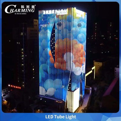 أنبوب LED SPI خارجي بتقييم IP65 بطول 500/1000 مم مع غطاء من البولي كربونات المضاد للأشعة فوق البنفسجية لإضاءة واضحة ومشرقة للإعلان