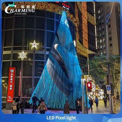 ضوء بكسل LED DMX512 مقاوم للأشعة فوق البنفسجية ومنخفض الطاقة مع لوحة إعلانية خارجية