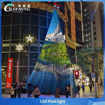 استئناف تنزيل ضوء بكسل LED خارجي مقاوم للماء هيكلي IP66 استهلاك منخفض للطاقة