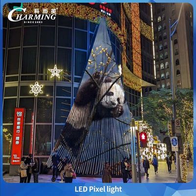 ضوء بكسل LED مبتكر وجذاب لعام 2025، 40D، 40*27.3 مم، مادة PC، IP66، لتزيين مناطق الجذب السياحي