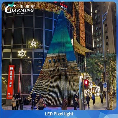SMD3535 50C مصابيح بيكسل LED IP66 مقاوم للماء تحكم SPI للجدران الخارجية إضاءة الحديقة