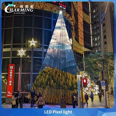 2025 أشهر مبيعات RGB مضاد للماء SPI LED Pixel Light DC24V إضاءة المباني الخارجية
