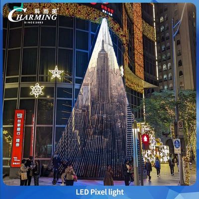 أضواء بكسل LED بتقنية جديدة 50C SMD3535 IP66 SPI للتحكم في الإضاءة الخارجية لتزيين الجدران الخارجية وأضواء المسرح والحدائق