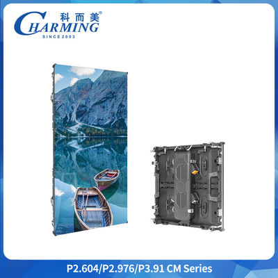 P3.91 500x1000mm شاشة عرض LED للإيجار من سبائك الألومنيوم