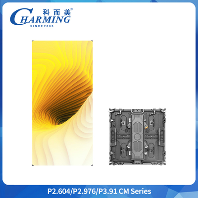 P2.6 P2.98 P3.91 خزانة حائط فيديو LED خارجية IP65 بمعدل تحديث 7680 هرتز