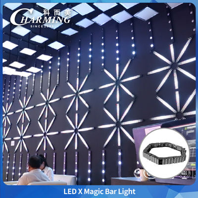 منتج ساحر لمناطق الترفيه والترفيه LED X Magic Bar التصميم الوحدي LED X Magic Bar RGB LED Pixel Bar للمناسبات الترفيهية