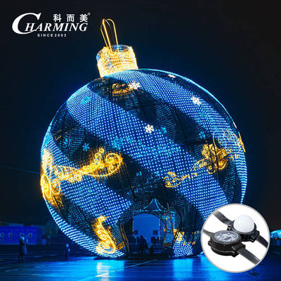 CM-40C ضوء بكسل عالي الوضوح φ40x15.2mm RGB IP66 PC Shell مثالية لإضاءة الشرائح والجسور