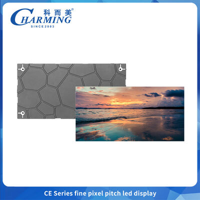 شاشة عرض LED عالية الدقة ذات مساحة بكسل صغيرة P1.25 P1.53 P1.86 شاشة عرض فيديو LED للاجتماعات الداخلية