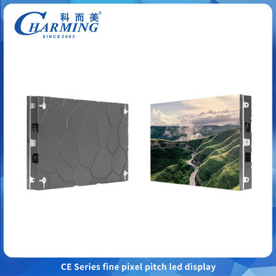 شاشة LED ذات الطول الدقيق P1.25 P1.53 بكسل 640 * 480mm مع الصيانة الأمامية لمعرض المؤتمر