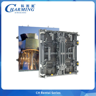 شاشة LED خارجية مرنة P3.91 بقطر أدنى 1.27 متر أسطوانية مقاومة للماء IP65 للمسرح الإبداعي