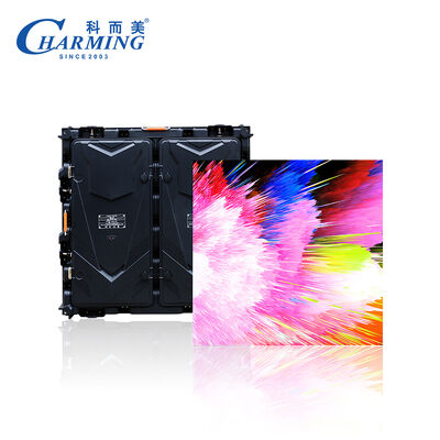 شاشة عرض فيديو LED خارجية مقاومة للماء من سبائك الألومنيوم IP65 P4 مستوى رمادي عالٍ 7680 هرتز
