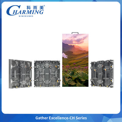 P3.91 حائط فيديو LED خارجي مع معدل تحديث 7680 هرتز IP65 مقاوم للماء و 3500CD / m2 الوضوح للشاشات النابضة بالحياة