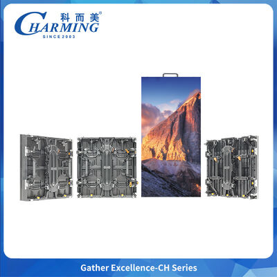 CH-H خارجية الحافة المستقيمة مجلس الوزراء LED P3.91 4000nits IP65 الصيانة الأمامية والخلفية للإيجار
