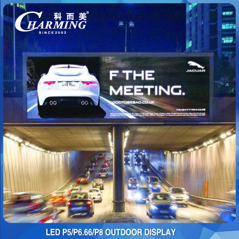 شاشة LED خارجية P10 بالألوان الكاملة، شاشة LCD كبيرة 960*960 لوحة جدارية