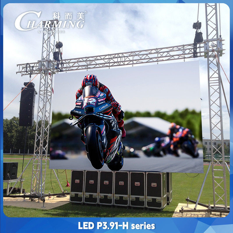 16 بت P3.91 تأجير شاشة LED الحماية الأمامية للأحداث الخلفية في الهواء الطلق