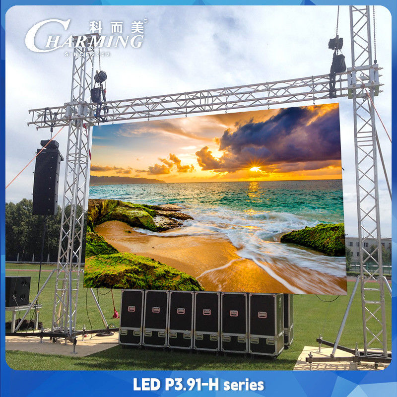 مسرح الخلفية P3.91 الإيجار LED عرض الفيديو الجداري معدل تحديث 3840H2