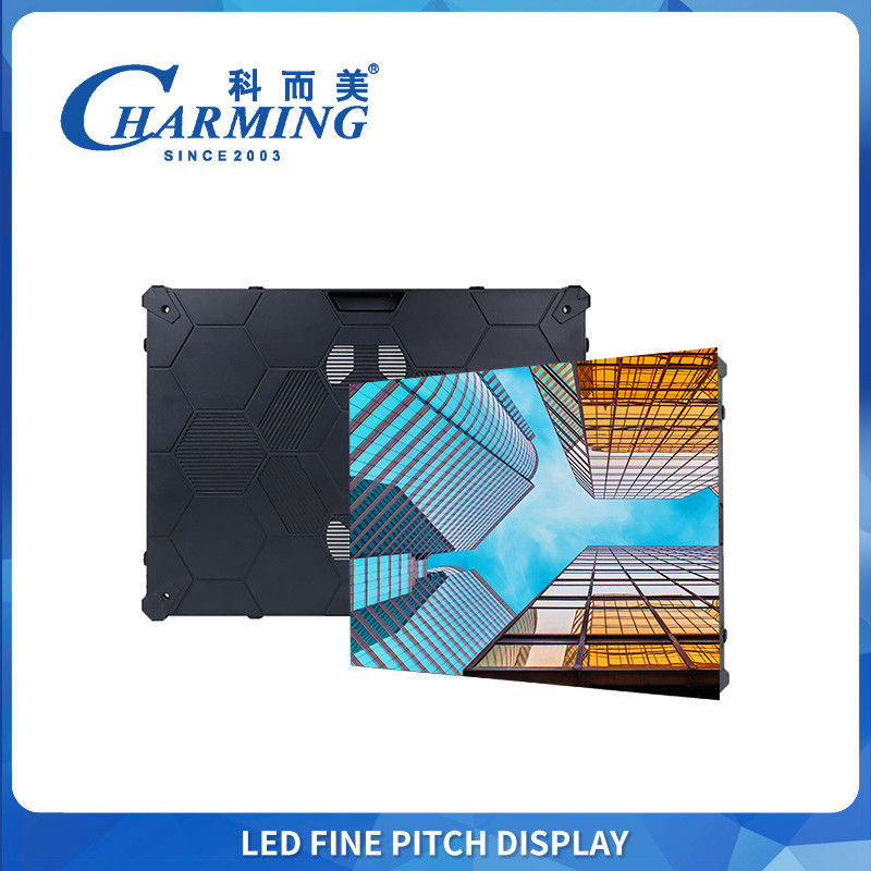 شاشة LED داخلية عالية الجودة للمحاضرات والمعارض 8K ، الصيانة الأمامية ، 6 مساحات البكسلات ، أحجام مرنة