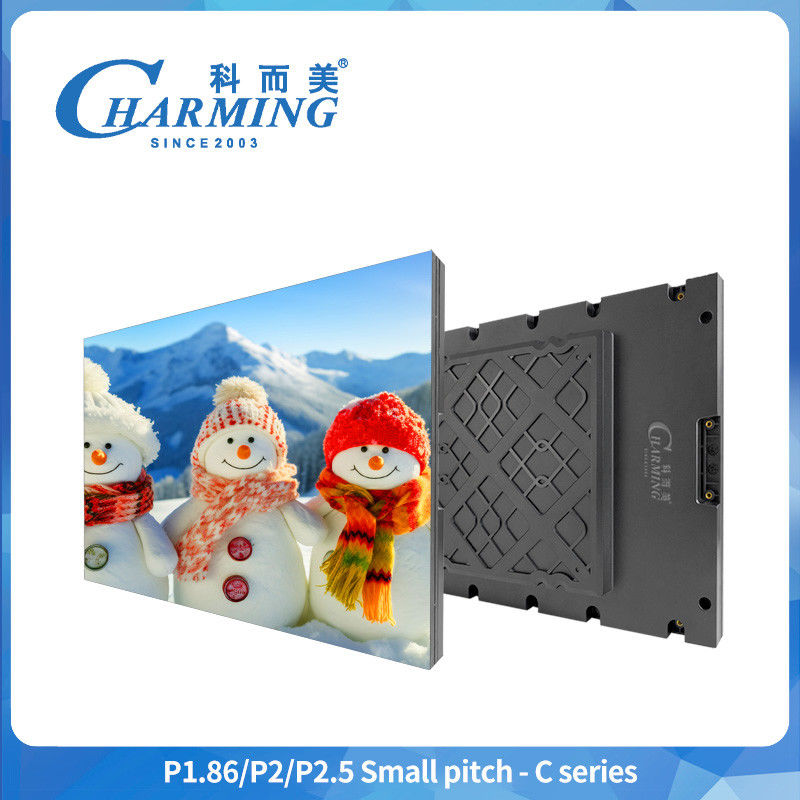 عرض حائط فيديو LED ملون بالكامل LP1.86-P2.5 عرض LED رقيق 4K HD