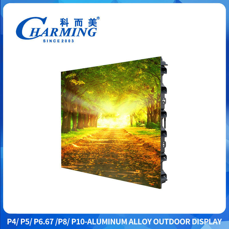 SMD2525 كينيتيك LED شاشة P4 الشارع مثبت 960x960mm شاشة عرض LED مع 100000 ساعة عمر