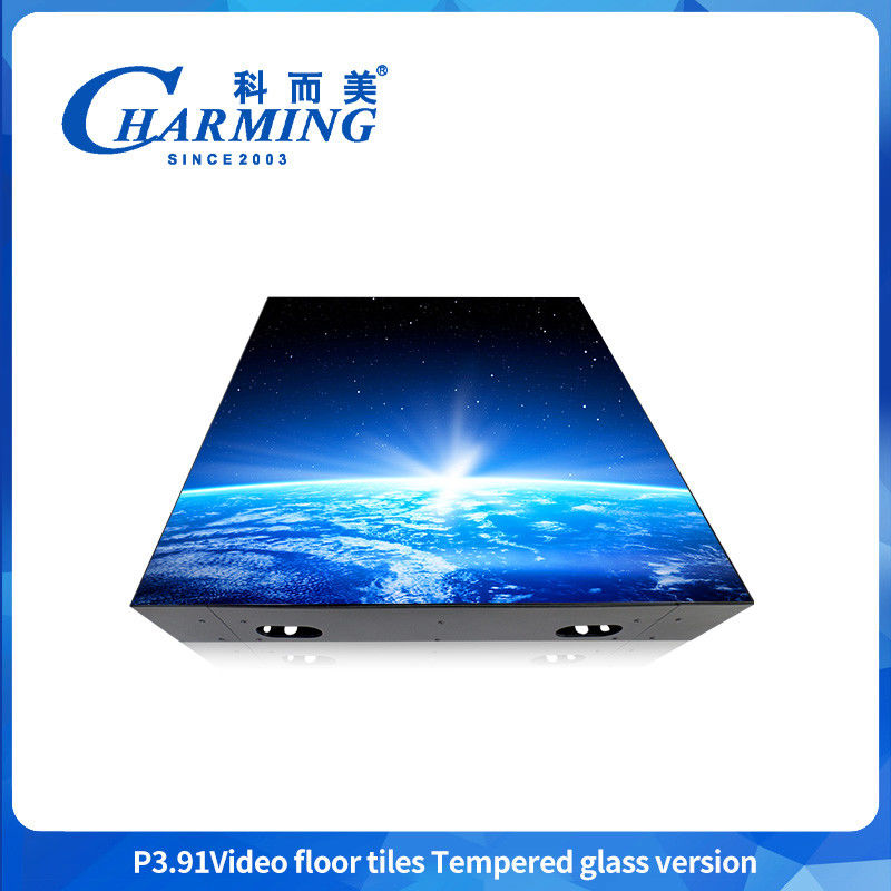 شاشة أرضية من البلاط 18.1KG مجلس الوزراء 3840HZ الفيديو المسرح أرضية الرقص موقف LED الحائط أرضية الرقص المحمولة عرض LED
