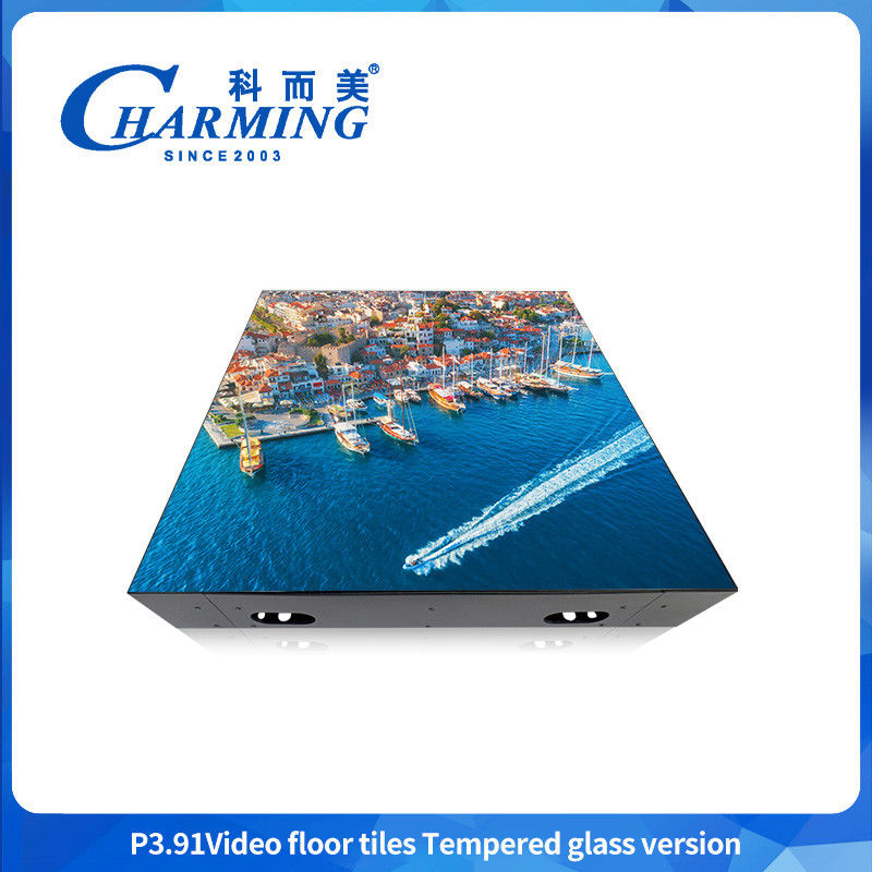 P3.91 LED Display Advertising Light Boxes Indoor GOB Floor Led Dance Floor Panel للفعاليات
