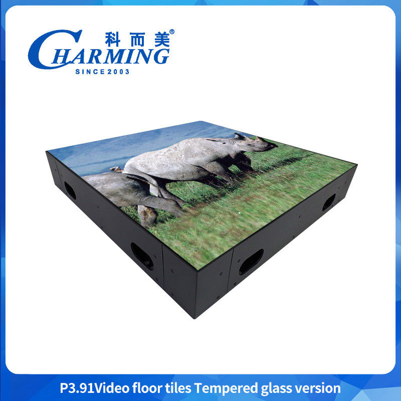 500X500Mm داخلية P3.9 LED الفيديو الحائط المسرح أرضية الرقص LED العرض الفيديو البلاط شاشة لحفلات الحانة المعرض التجاري