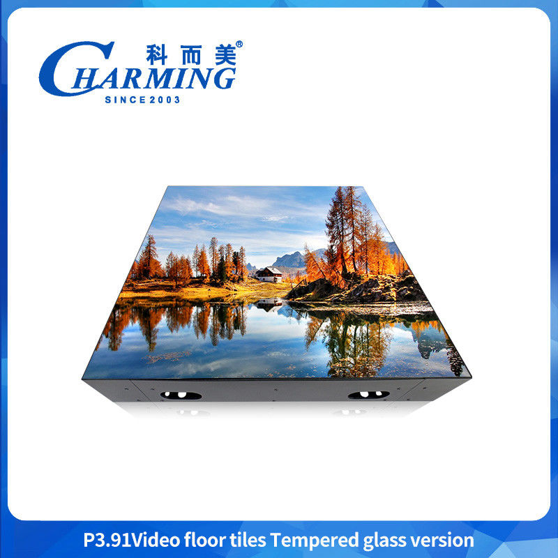 مضاد للماء كامل اللون RGB التفاعلي قابل للبرمجة P3.91 DJ Booth Bar Stage Dance Floor IP65 LED Display Screen