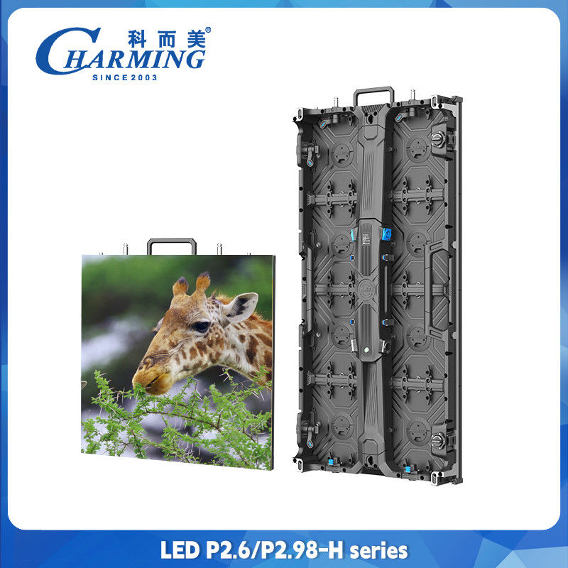 شاشة HD TV الكبيرة بدون مسام LED Billboard P2.6 P2.98 شاشة عرض فيديو LED في الهواء الطلق