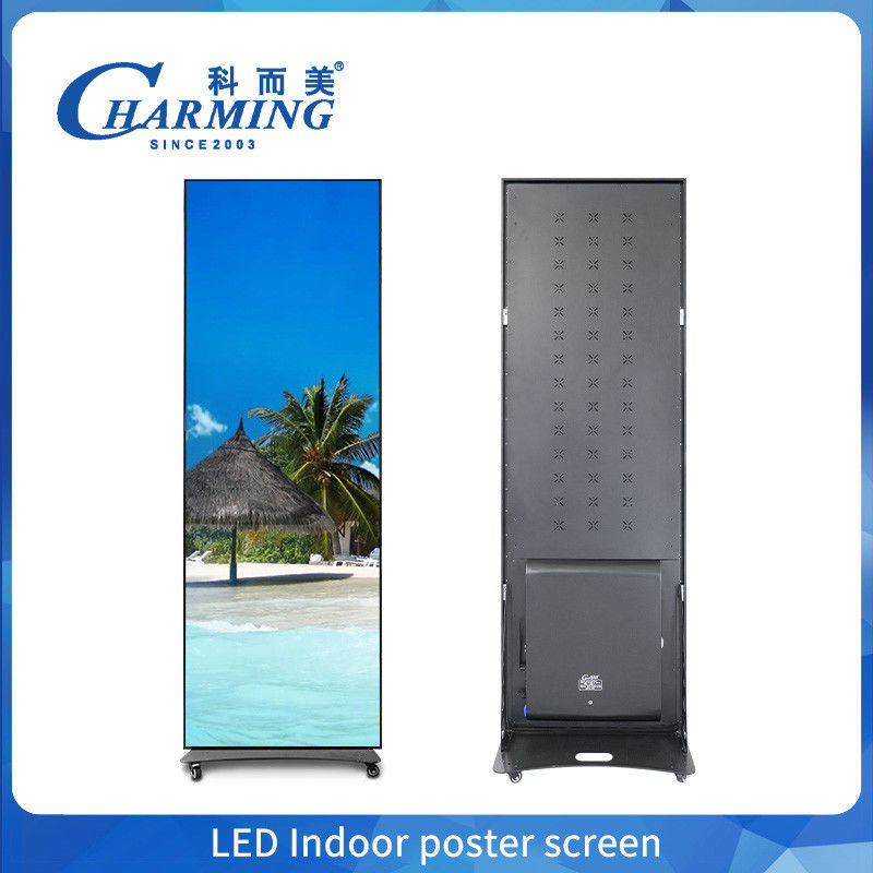 شاشة عرض فيديو P2.5 LED متحركة 4k LED شاشة عرض مخصصة الحجم داخلي LED ملصق الإعلانات عرض المنتجات