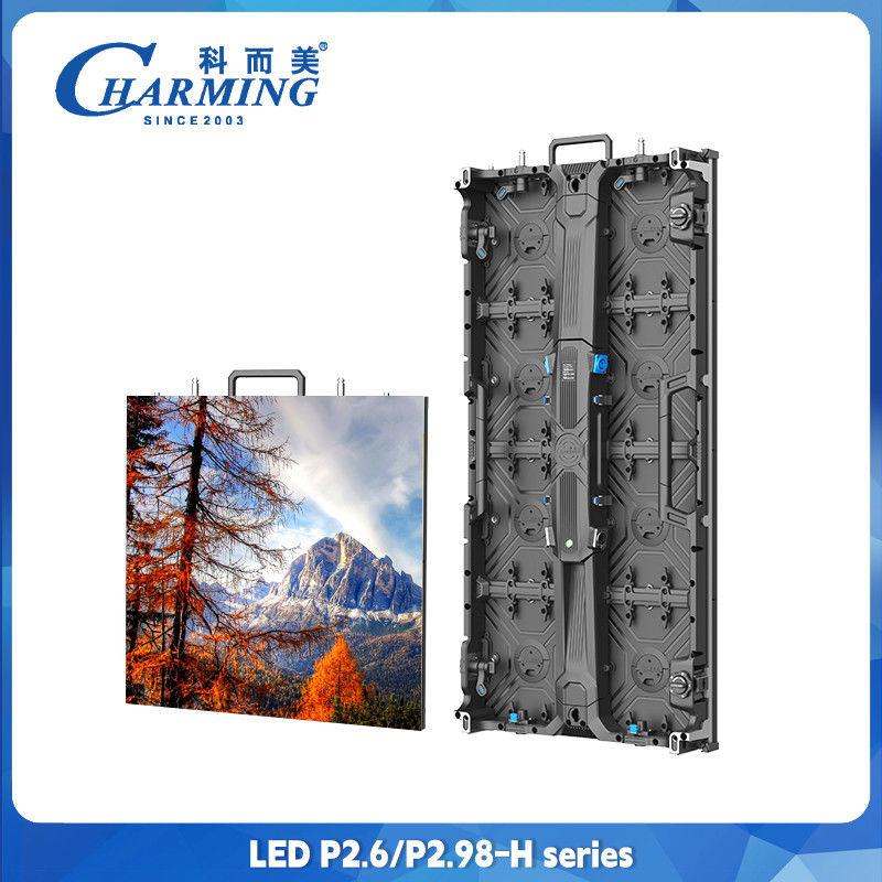 شاشة LED خارجية حائط P2.6 P3.91 P4.81 عرض LED مستأجر بألوان كاملة 500x500mm 500x1000mm
