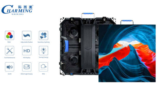 P3.91 شاشة LED خارجية مع معدل تحديث عال، تسليم سريع،عرض فيديو ملون بالكامل،جدار LED للإيجار التجاري