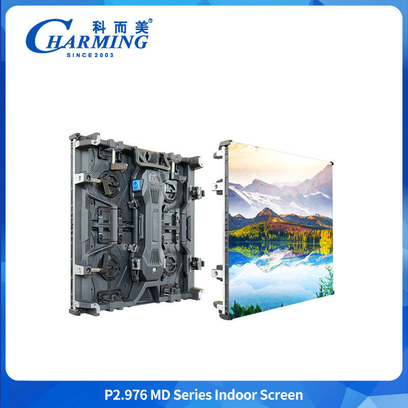 شاشة مرنة مدعومة شاشة منحنية داخلية P2.98 MD Series 7680HZ LED Video Wall