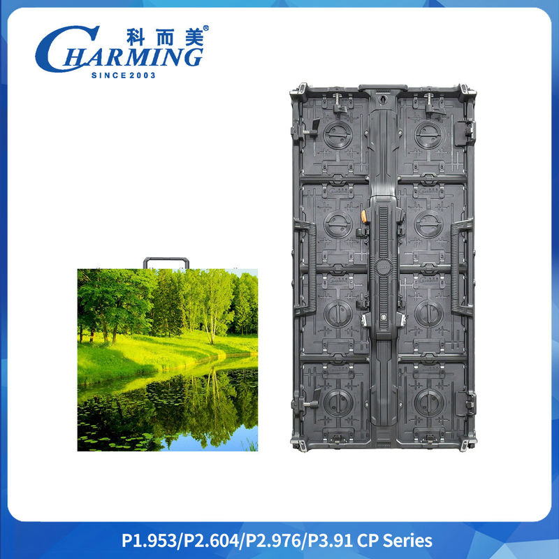 P1.9 GOB تثبيت دقيق P2.6/2.98/3.91 عادي منحني مرن IP42 CP Series LED Video Wall زاوية يمين عمود شاشة العرض