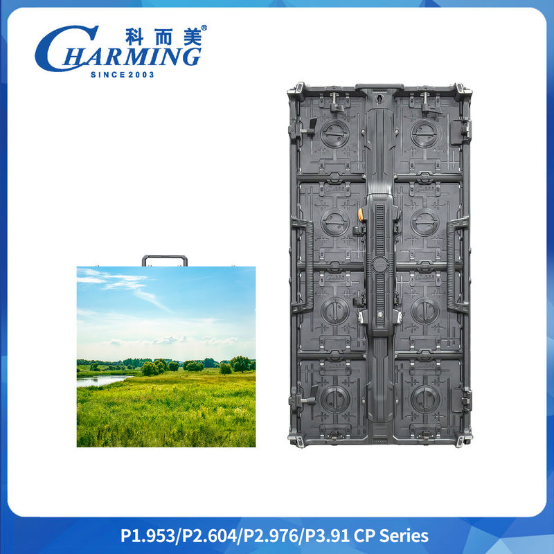 صندوق سبيكة الألومنيوم P2.6/2.98/3.91 منحني؛ مرن 7680Hz CP Series LED Video Wall خياطة سلسة