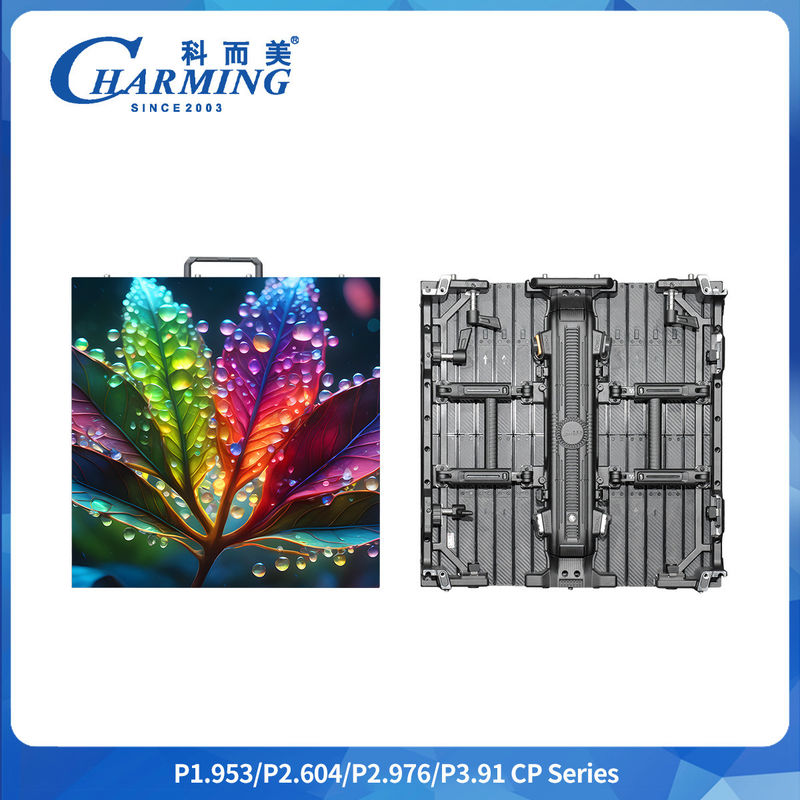 500*500/1000*84MM مربع مرن منحني من سبيكة الألومنيوم SMD1921 140° زاوية عرض كبيرة شاشة فيديو داخلية وخارجية للإيجار