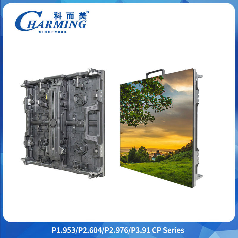 P2.6 7680hz وضوح الفيديو Ip65 مضاد للماء في الهواء الطلق الخارجي بنطالاس الحائط P2.98 500 * 1000mm سعر رخيص وحدة التلفزيون اللوحة المرنة في الهواء الطلق شاشة LED
