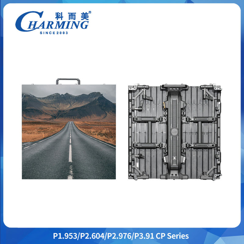 4500CD/m2 الوضوح سبيكة الألومنيوم P2.6-P3.91 داخلية 7680Hz عالية الوضوح DJ بار الإشارات الرقمية وبرنامج استئجار النادي شاشات LED