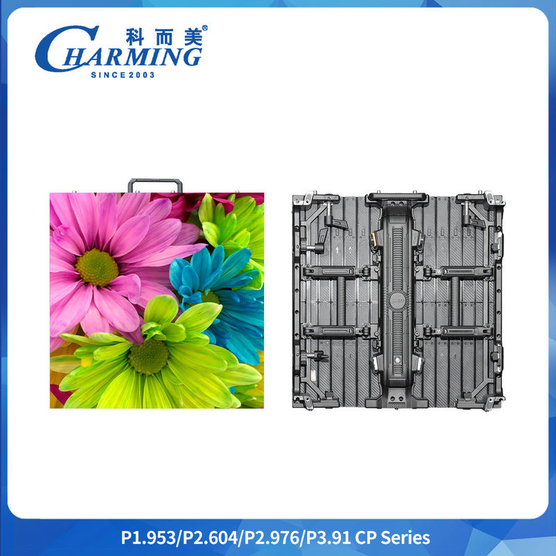 P2.6 الإيجار 7680Hz HD فيديو مثير للاهتمام سلسلة CP P3.91 Smd1921 الحائط المرن المتحرك مع دراجة نارية متحركة عرض شاشة خارجية