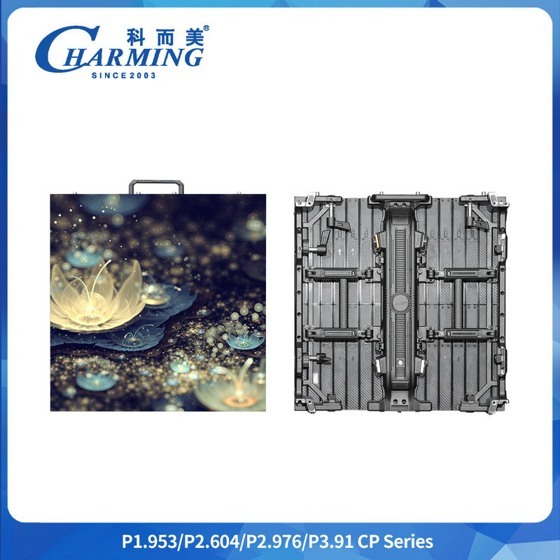 أشكال متغيرة P2.6/2.98/3.91 CP Series 14-16bit حائط فيديو LED داخلي مع منافذ شبكة احتياطية مزدوجة