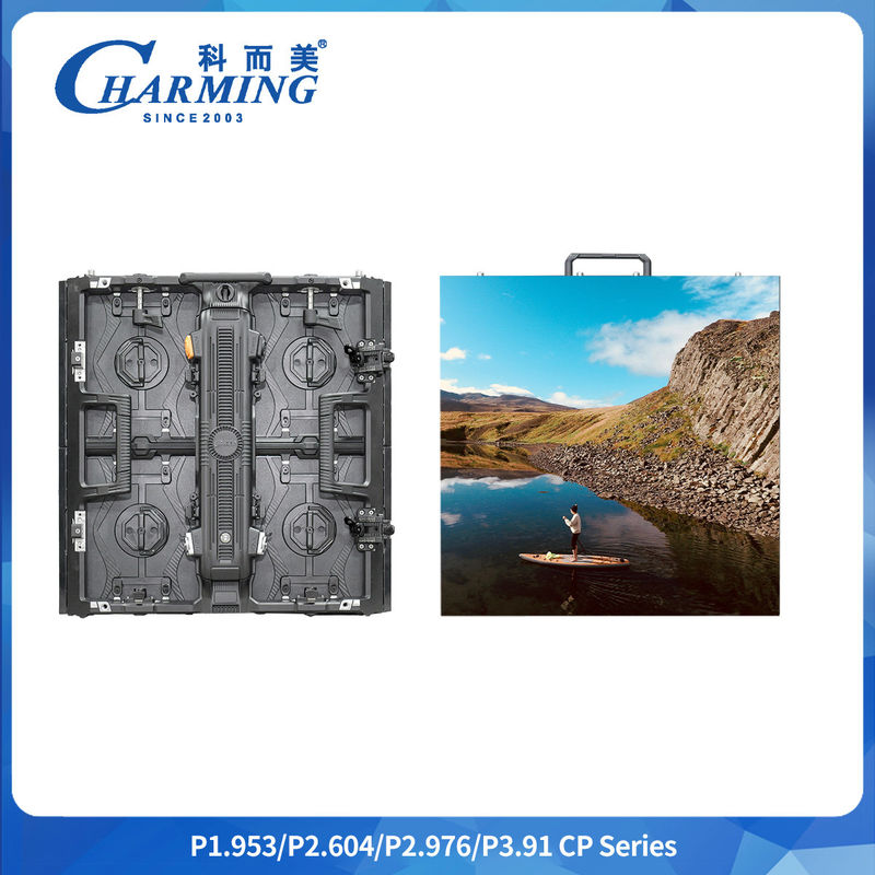 Smd2020 P3.91 ألوان مشرقة داخلية مرنة LED P2.98 ± 10° منحنى مسطحة أعلى جدار فيديو P2.6 HD 3D تأثيرات بصرية كبيرة استئجار أداء تجاري