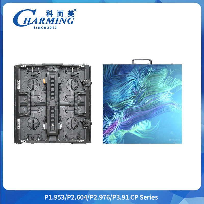 قفل القوس القابل للتعديل عرض فيديو حائط LED منحني مرن P1.9 P2.6 P2.98 P3.91
