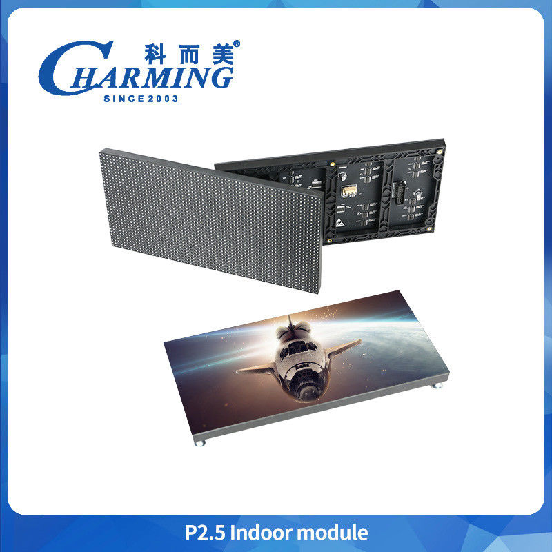 شاشة LED ثابتة مثبتة P2.5 في الداخل شاشة LED ثابتة 320mmx160mm لوحة الجدار الملونة