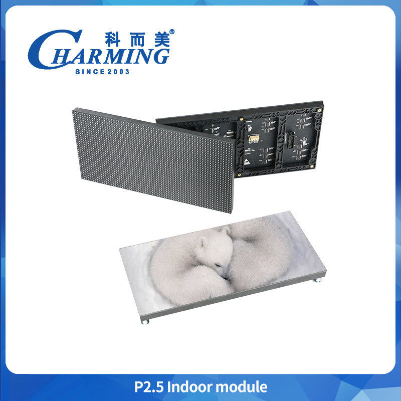 P2.5 جديد تمامًا 4k 320x160mm مصابيح التعرض للمسرح لوحات خلفية وحدة LED رقمية داخلية شاشة